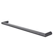Round Horizontal Heated Towel Rail Gun Metal Grey gallery detail image