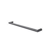 Round Horizontal Heated Towel Rail Gun Metal Grey gallery detail image