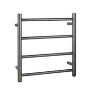 Round Electric Heated Towel Rack 4 Bars gallery detail image