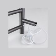 Round Electric Heated Towel Rack 4 Bars  BUGM04.R.HTR gallery detail image