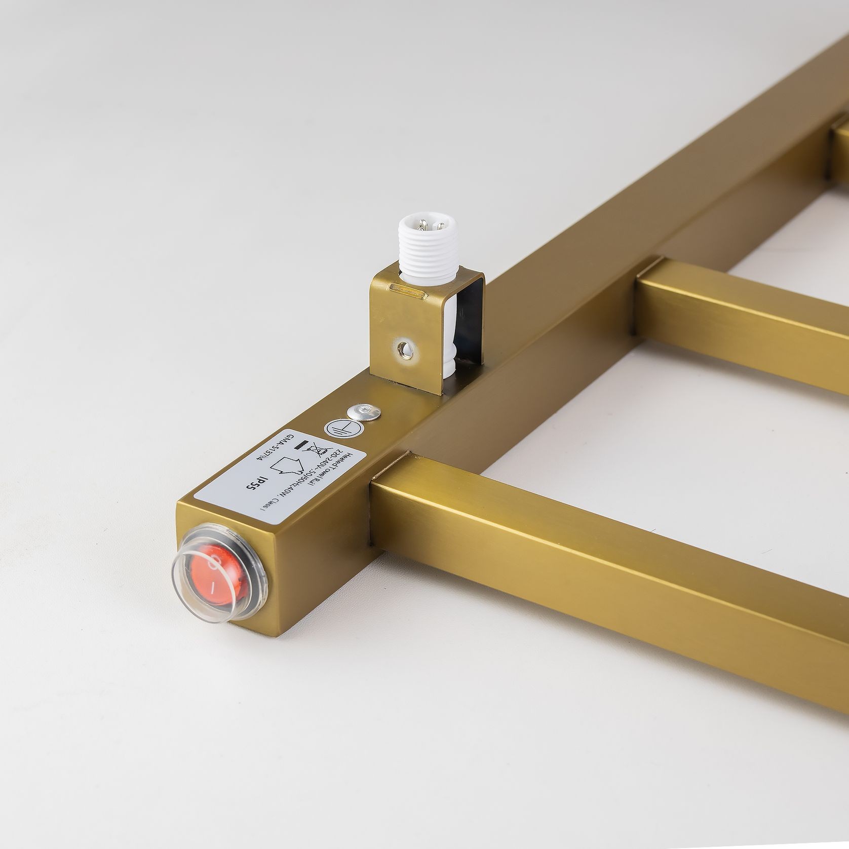 Square Electric Heated Towel Rack 6 Bars BUYG06.S.HTR gallery detail image