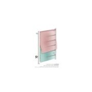 CONTOUR 6 Bar 530mm Straight Heated Towel Rail with PTSelect Switch gallery detail image