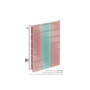 CONTOUR 6 Bar 650mm Straight Heated Towel Rail with PTSelect Switch gallery detail image