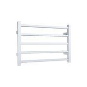 Quadro 5-Bar Heated Towel Rail - 600mm gallery detail image