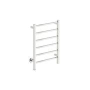 CUBIC 6 Bar 530mm Straight Heated Towel Rail with PTSelect Switch gallery detail image