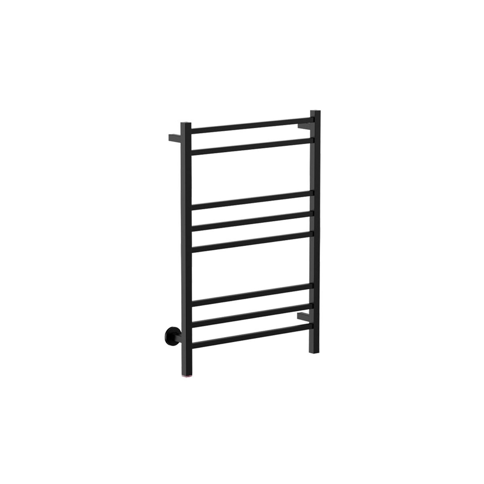 CUBIC 8 Bar 650mm Straight Heated Towel Rail with PTSelect Switch gallery detail image