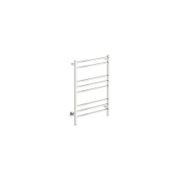 CUBIC 8 Bar 650mm Straight Heated Towel Rail with PTSelect Switch gallery detail image