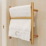 Round Electric Heated Towel Rack 4 Bars BUYG04.R.HTR gallery detail image