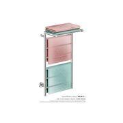 EDGE 10 Bar 500mm Straight Heated Towel Rail gallery detail image