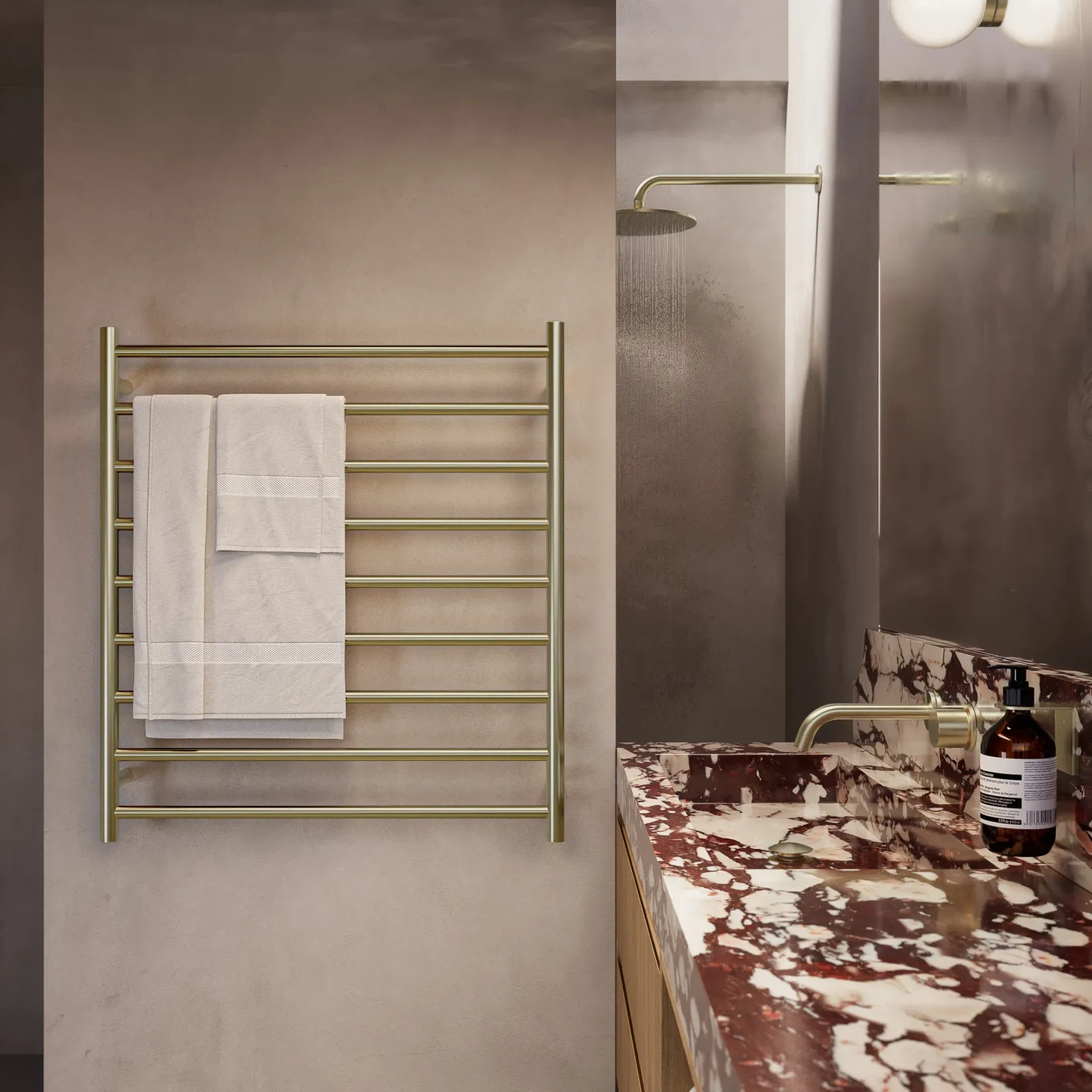 Elysian 9-Bar Heated Towel Ladder (12v) gallery detail image