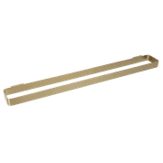 Scarab Long Towel Rail 600mm Brushed Gold gallery detail image