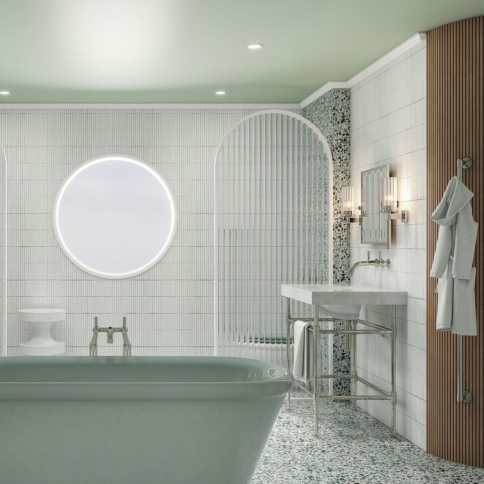 Vertical Robe Warmers | Heated Towel Rail gallery detail image