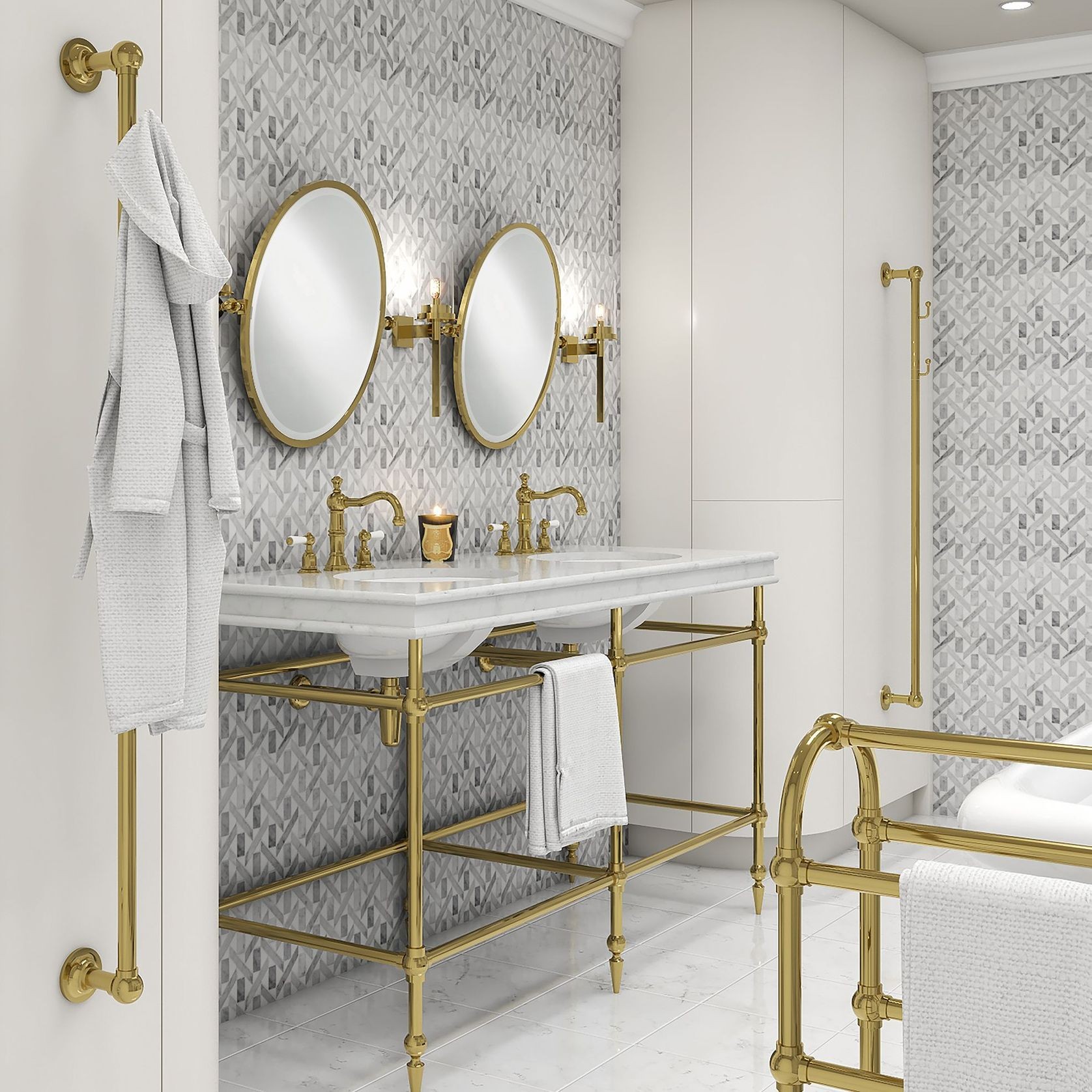 Vertical Robe Warmers | Heated Towel Rails gallery detail image