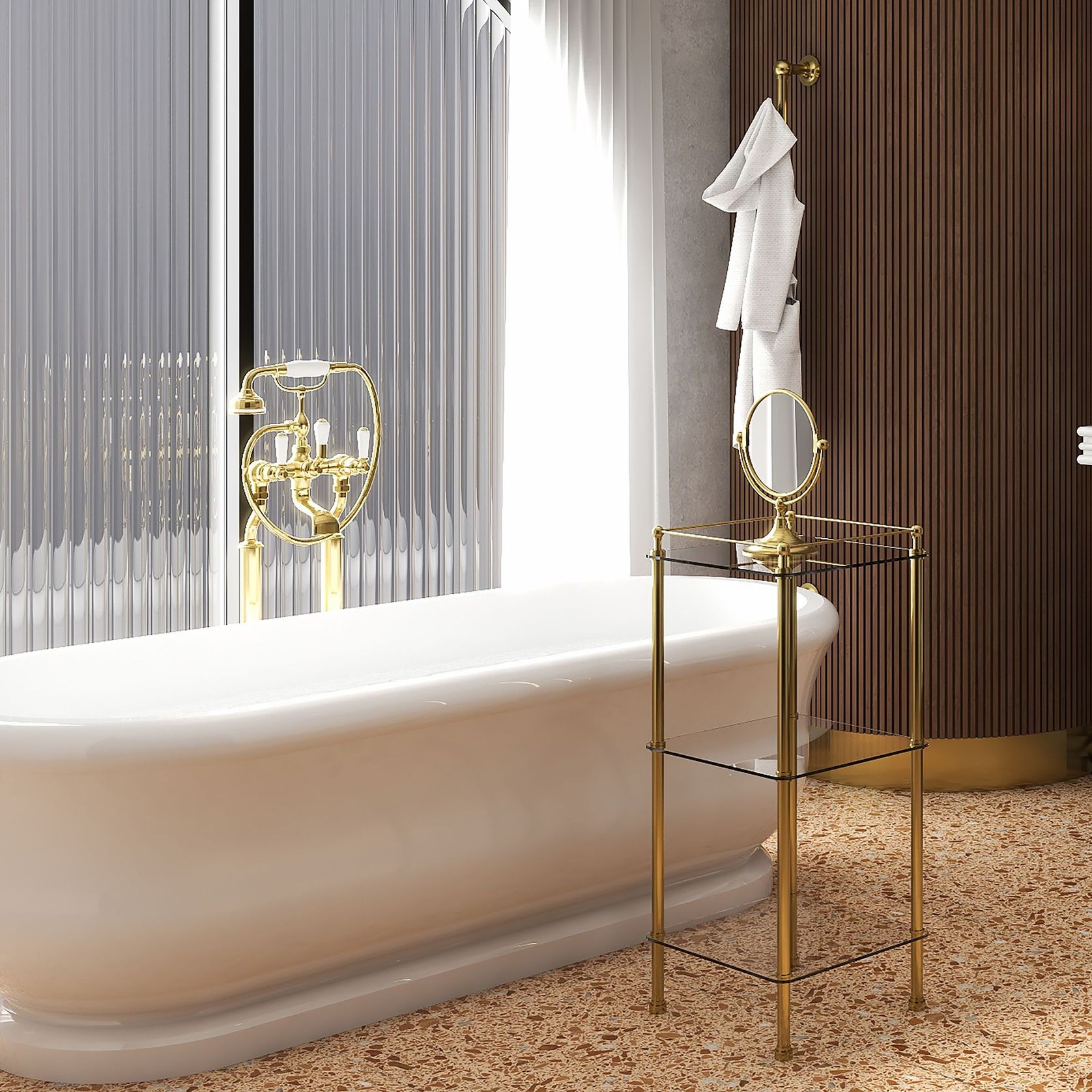 Vertical Robe Warmers | Heated Towel Rail gallery detail image