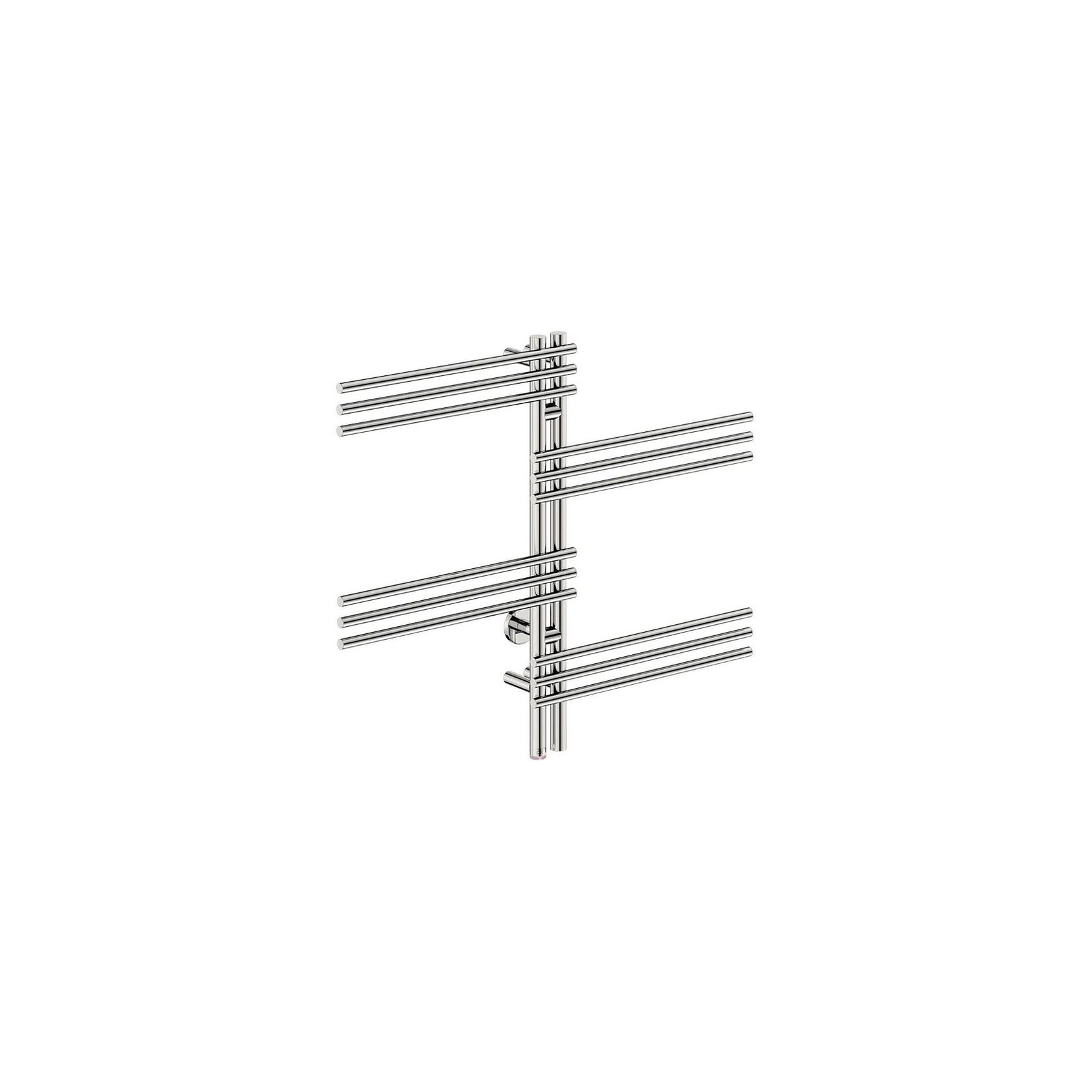 LOFT DUO 12 Bar 1000mm Straight Heated Towel Rail with PTSelect Switch gallery detail image