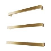 Largo Square Heated Towel Rail - 432mm gallery detail image