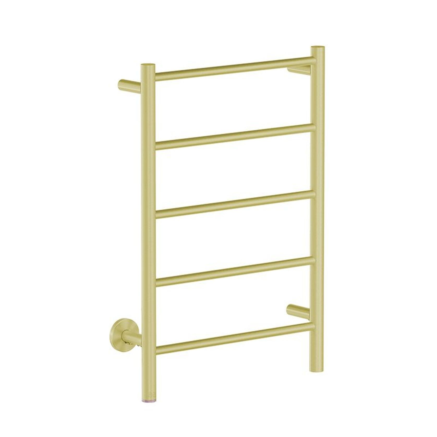 NATURAL 5 Bar 500mm Straight Heated Towel Rail with PTSelect Switch gallery detail image