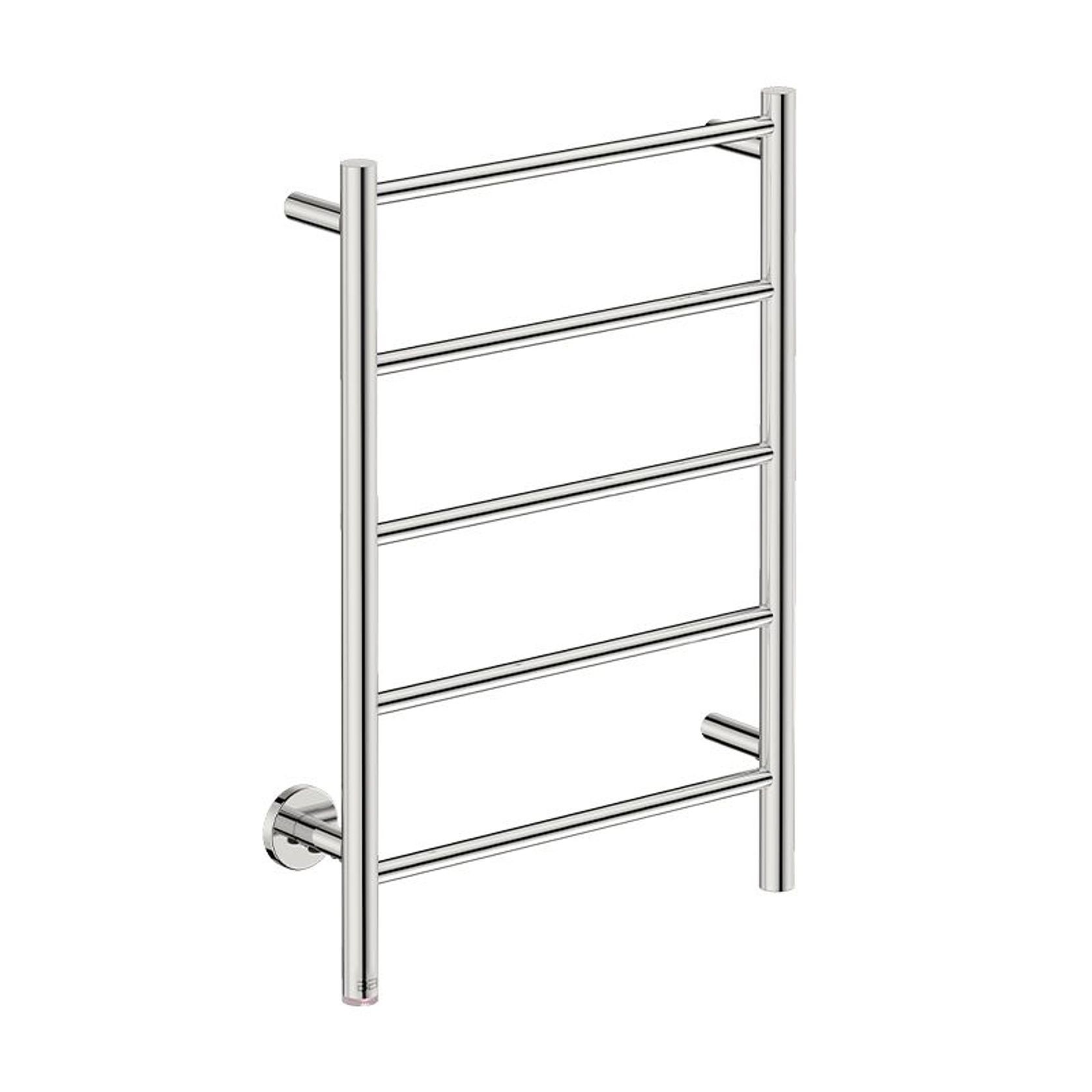NATURAL 5 Bar 500mm Straight Heated Towel Rail with PTSelect Switch gallery detail image
