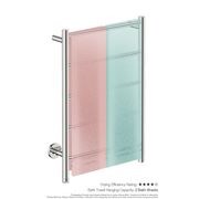 NATURAL 5 Bar 500mm Straight Heated Towel Rail with PTSelect Switch gallery detail image