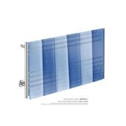 NATURAL 7 Bar 1100mm Straight Heated Towel Rail with PTSelect Switch gallery detail image