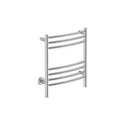 NATURAL 7 Bar 500mm Curved Heated Towel Rail with PTSelect Switch gallery detail image