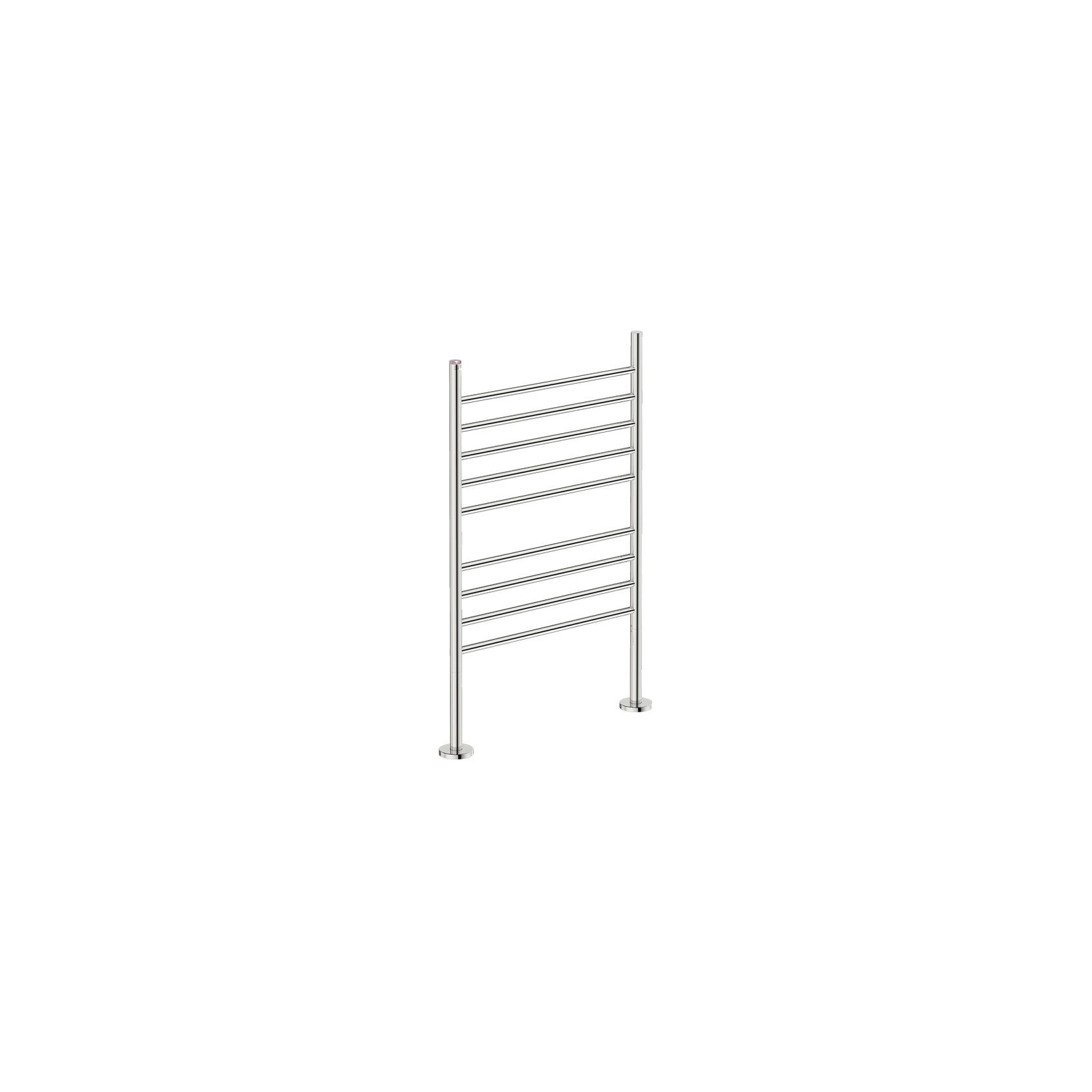 NATURAL FM 9 Bar 650mm Straight Heated Towel Rail with PTSelect Switch gallery detail image