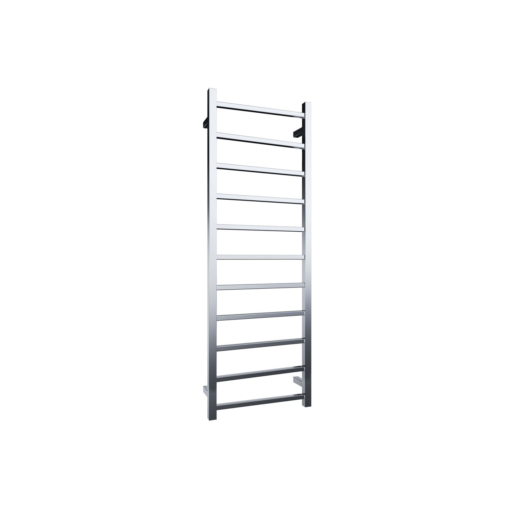 Quadro 11-Bar Heated Towel Rail Chrome 450mm gallery detail image