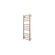 Round Towel Rail 240V 1200 x 500mm Brushed Copper gallery detail image