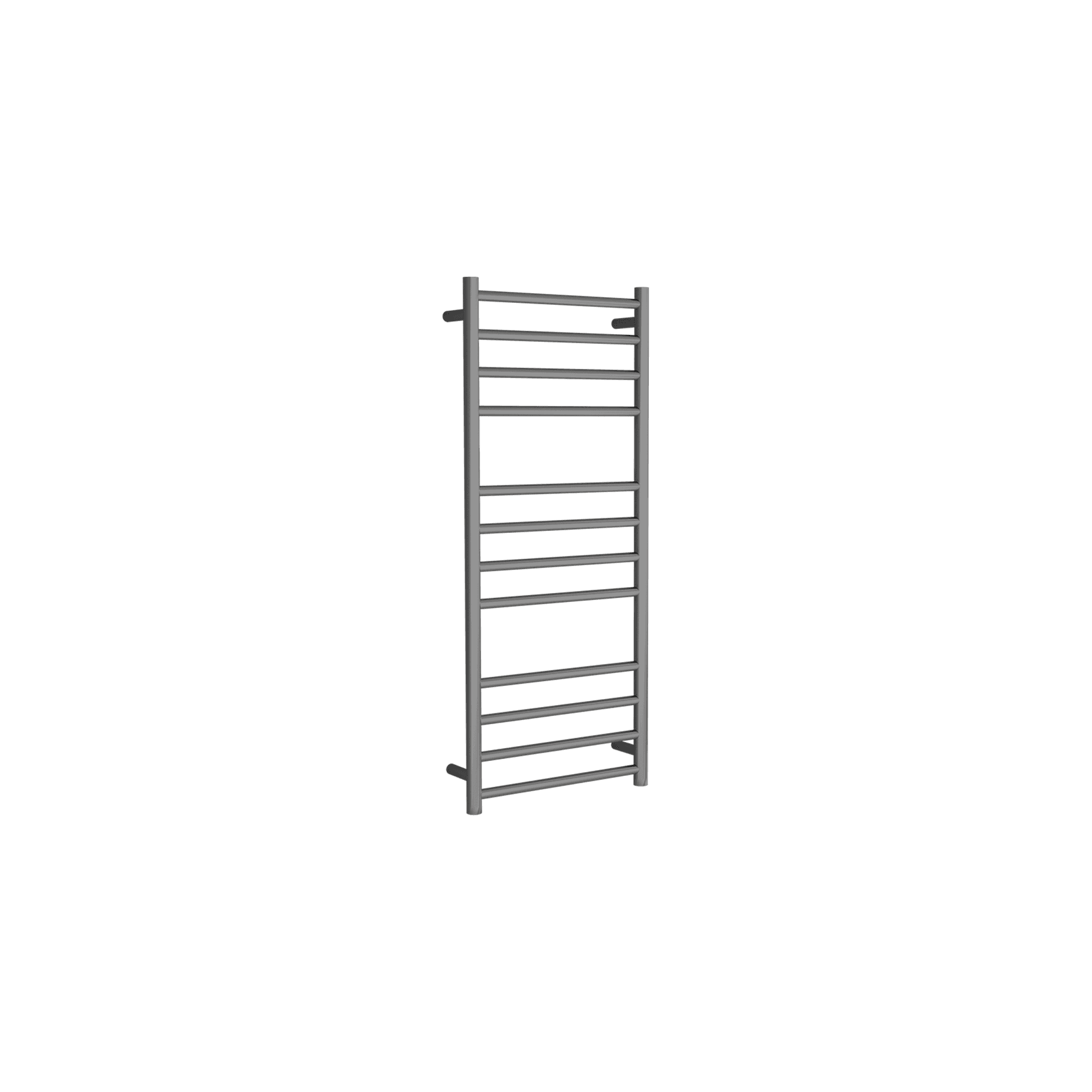 Round Towel Rail 240V 1200 x 500mm Gun Metal gallery detail image