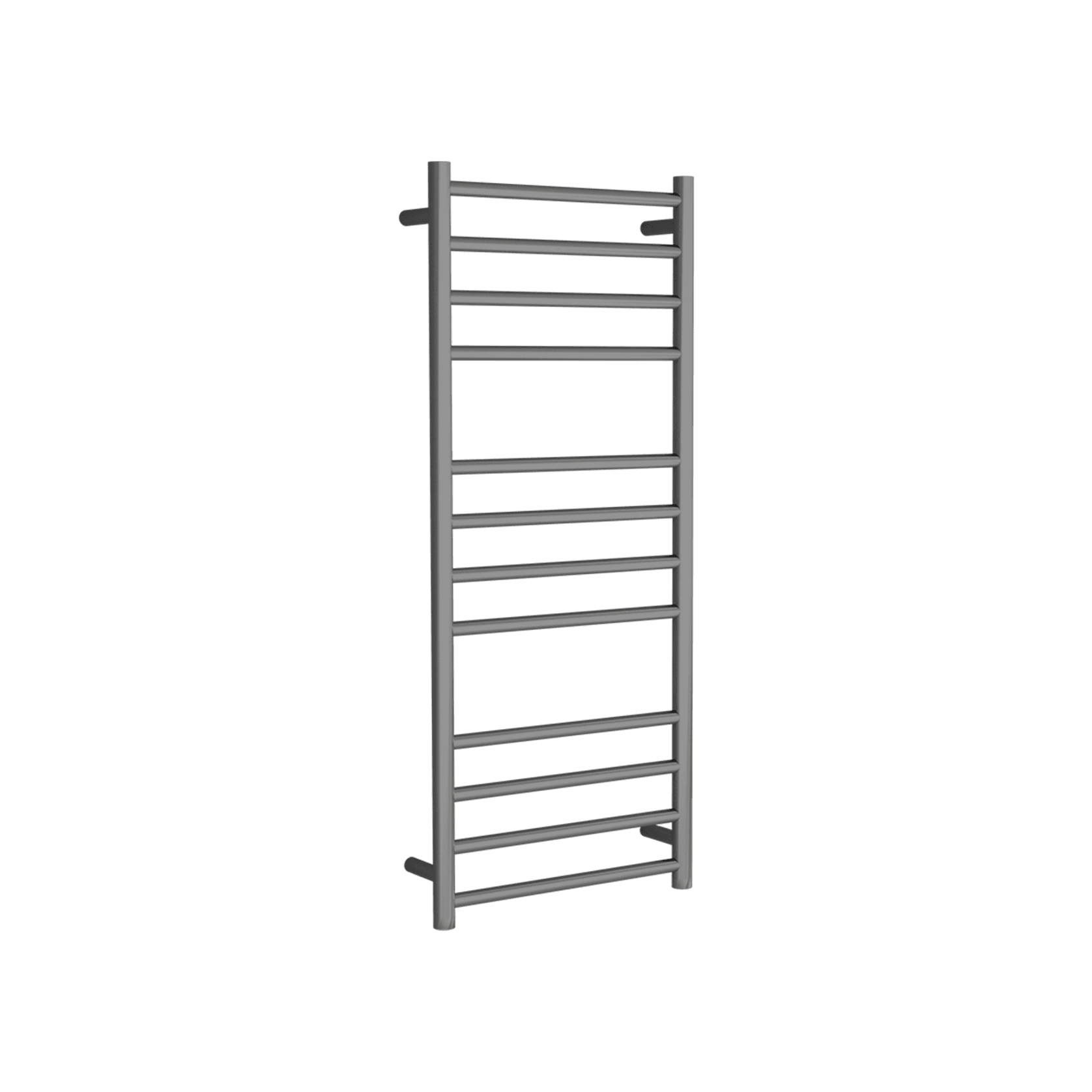 Round Towel Rail 240V 1200 x 500mm Gun Metal gallery detail image
