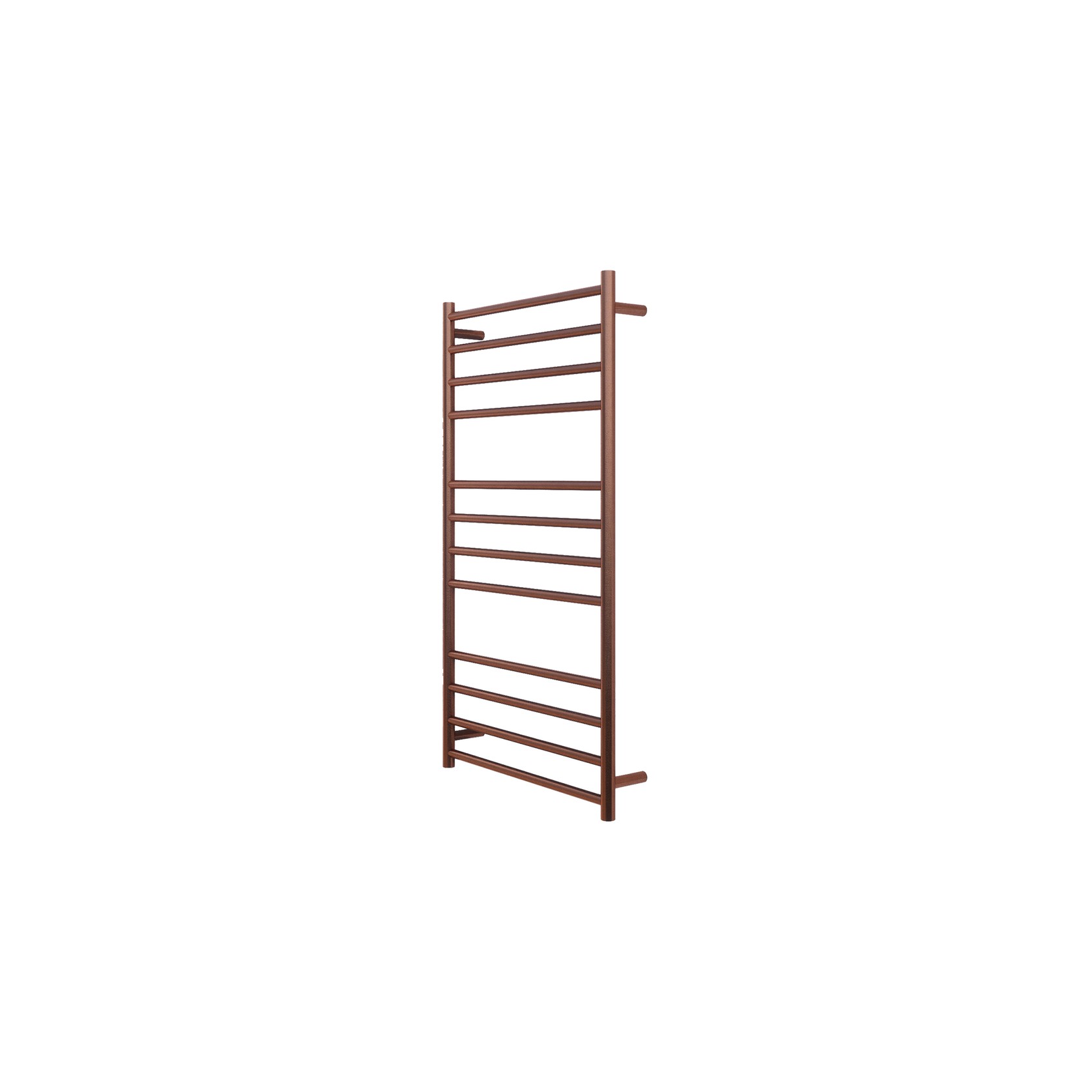 Round Towel Rail 240V 1200 x 650mm Brushed Copper gallery detail image