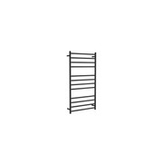 Round Towel Rail 240V 1200 x 650mm Satin Black gallery detail image