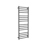 Round Towel Rail 240V 1600 x 600mm Satin Black gallery detail image