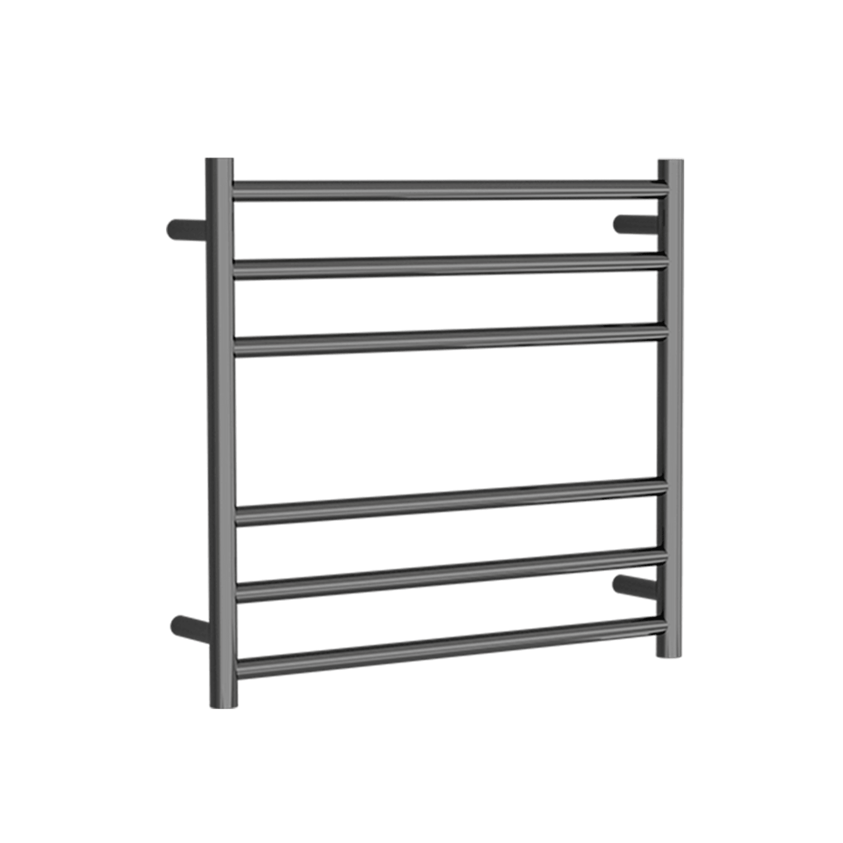 Round Towel Rail 240V 600 x 650mm Gun Metal gallery detail image