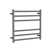 Round Towel Rail 240V 600 x 650mm Gun Metal gallery detail image