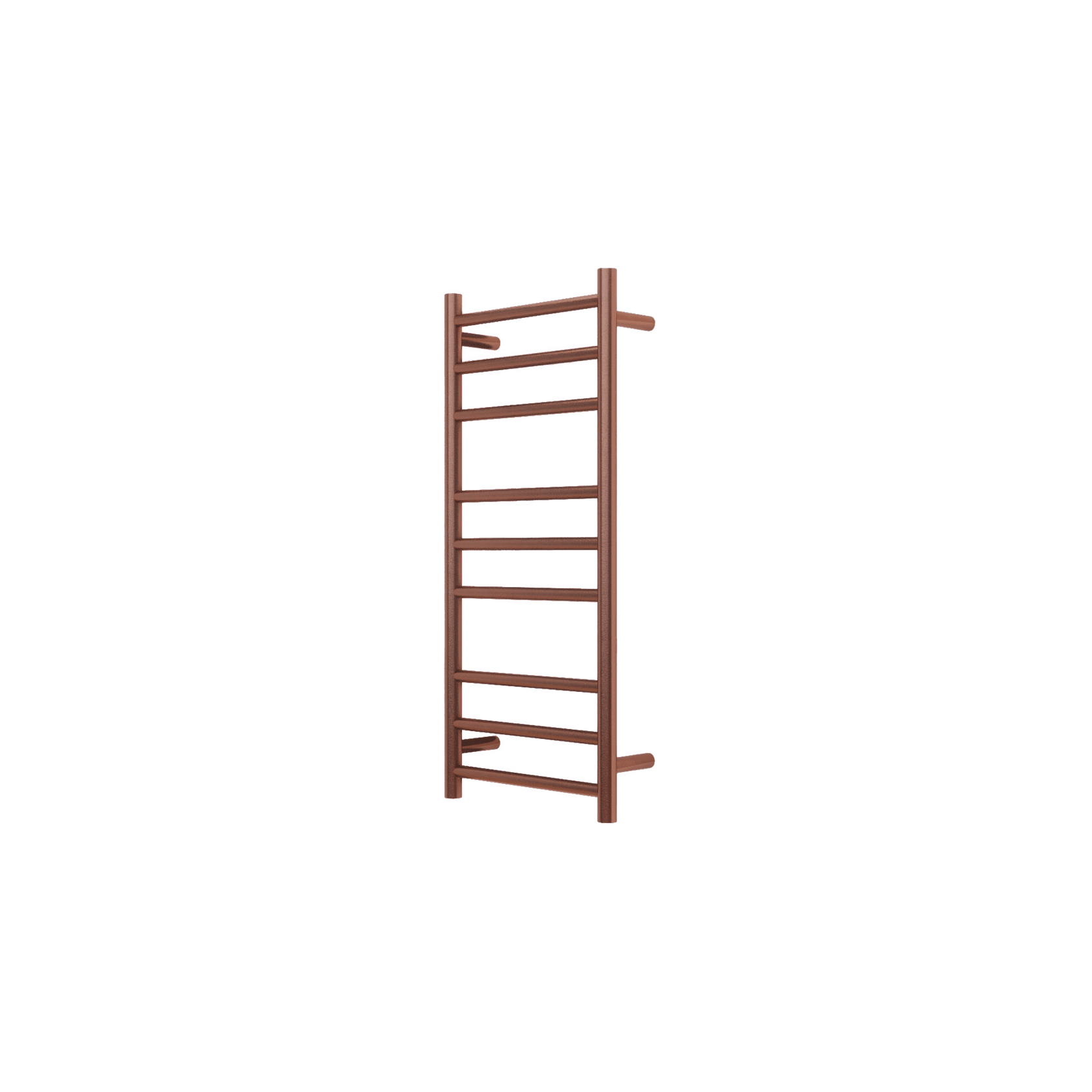 Round Towel Rail 240V 900 x 400mm Brushed Copper gallery detail image