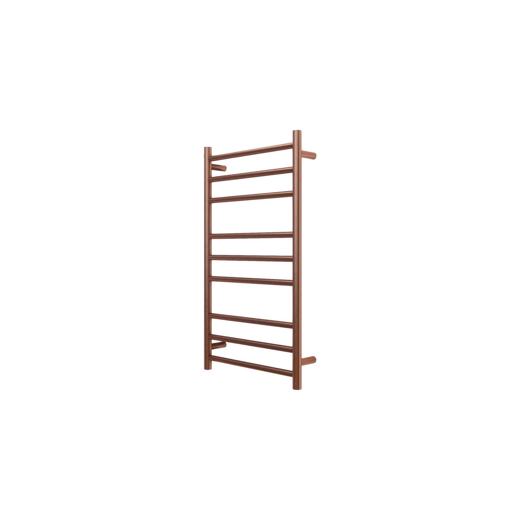 Round Towel Rail 240V 900 x 500mm Brushed Copper gallery detail image