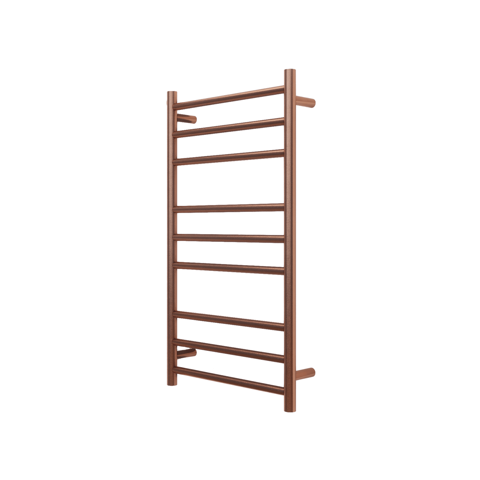 Round Towel Rail 240V 900 x 500mm Brushed Copper gallery detail image