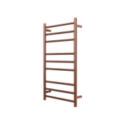 Round Towel Rail 240V 900 x 500mm Brushed Copper gallery detail image