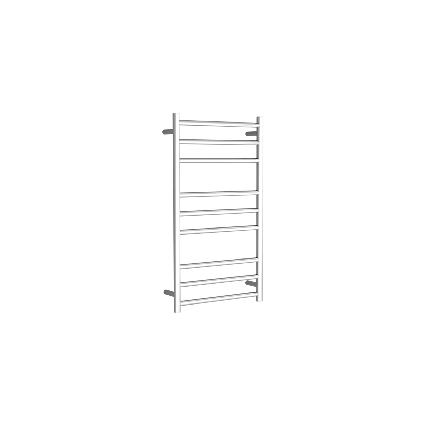 Round Towel Rail 240V 900 x 500mm Brushed Stainless gallery detail image