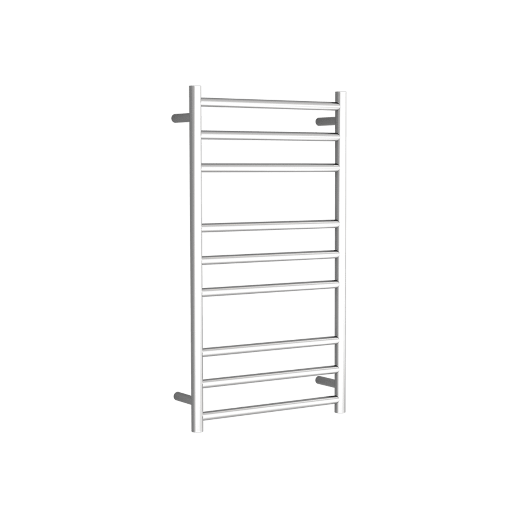 Round Towel Rail 240V 900 x 500mm Brushed Stainless gallery detail image