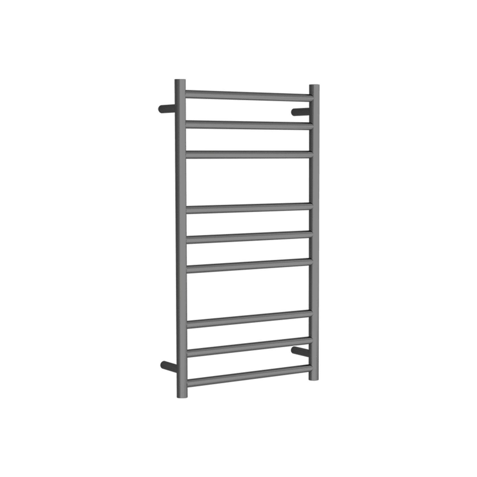 Round Towel Rail 240V 900 x 500mm Gun Metal gallery detail image
