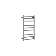 Round Towel Rail 240V 900 x 500mm Gun Metal gallery detail image