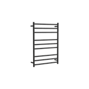 Round Towel Rail 240V 900 x 650mm Satin Black gallery detail image