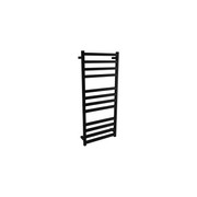 Square Towel Rail 240V 1200 x 500mm Satin Black gallery detail image