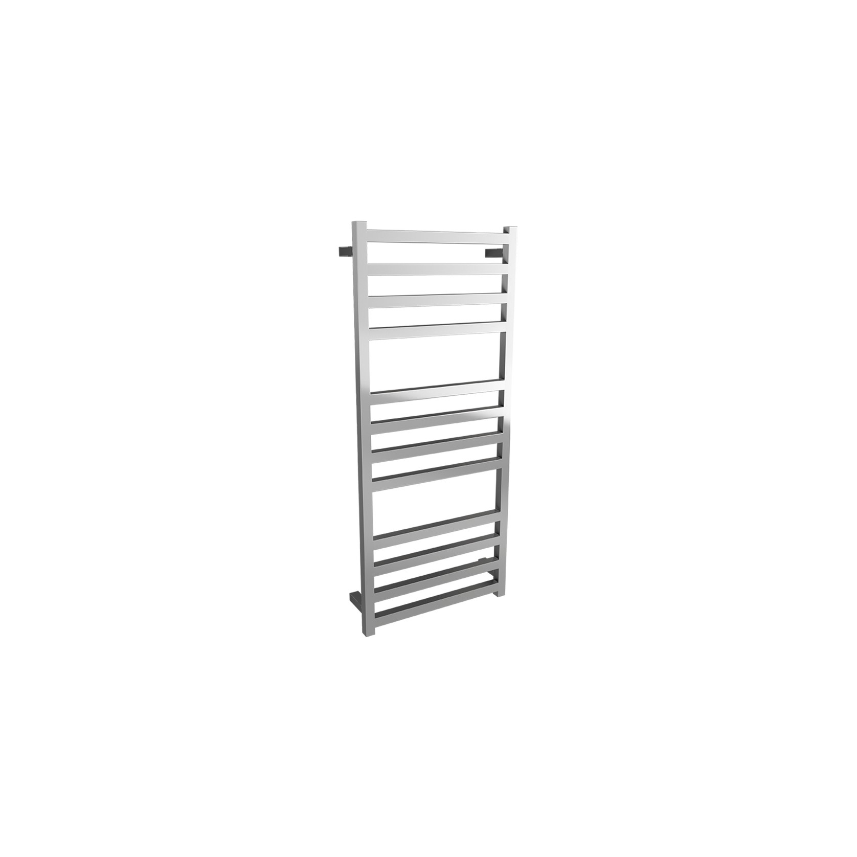 Square Towel Rail 240V 1200 x 500mm Brushed Stainless gallery detail image