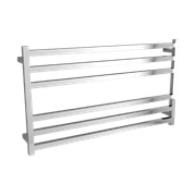 Square Towel Rail 240V 600 x 1050mm Chrome gallery detail image