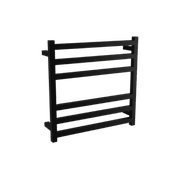 Square Towel Rail 240V 600 x 650mm Satin Black gallery detail image