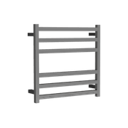 Square Towel Rail 240V 600 x 650mm Gun Metal gallery detail image