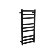 Square Towel Rail 240V 900 x 400mm Satin Black gallery detail image